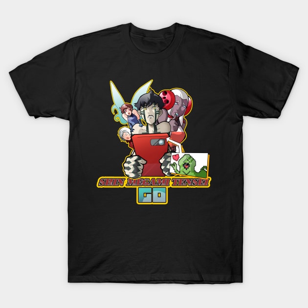 SHIN MEGAMI TENSEI GO! T-Shirt by SteveChopz